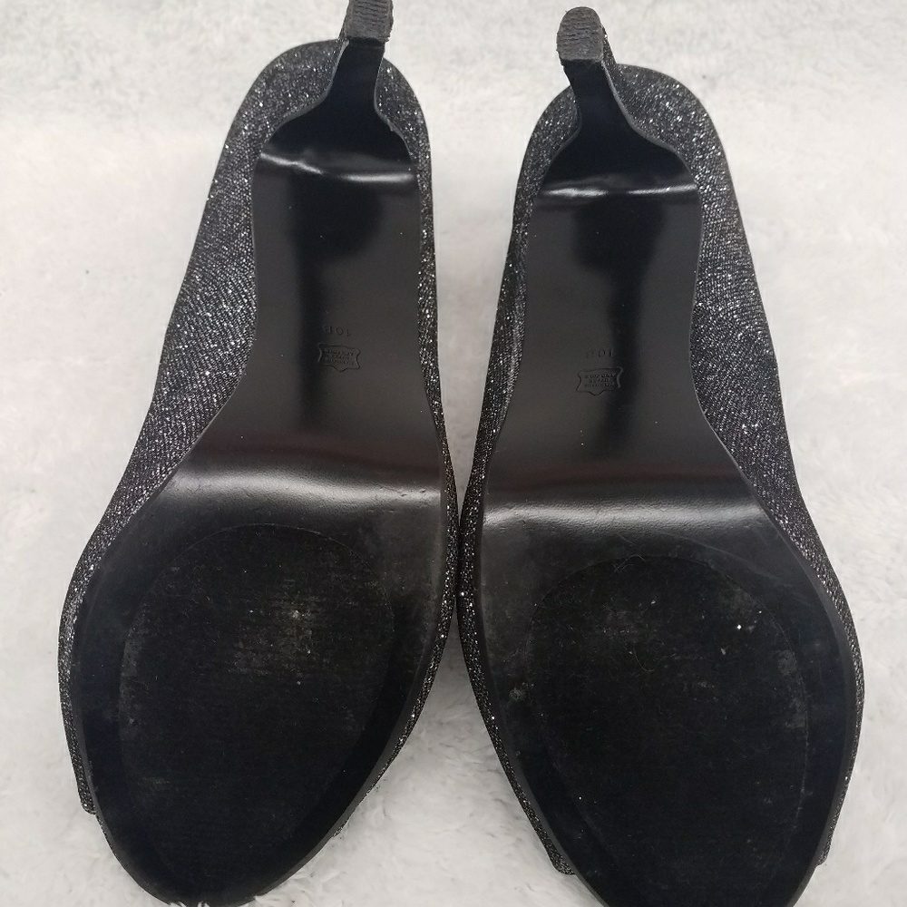 Caparros NEO Platform Open Toe Shoes Black Sz 10 - Picture 3 of 8